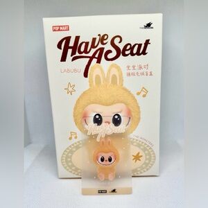 Authentic Popmart Labubu Monsters Have A Seat Vinyl SEALED box- Baba
